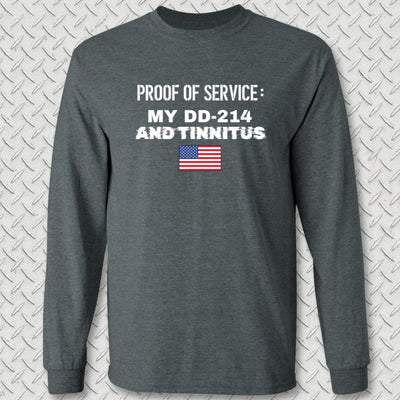 Proof of Service (Flag) Long Sleeve Tee