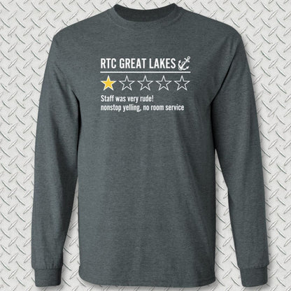 NavyHumor Long-sleeve Dark Heather / S RTC Great Lakes Review Long Sleeve Tee
