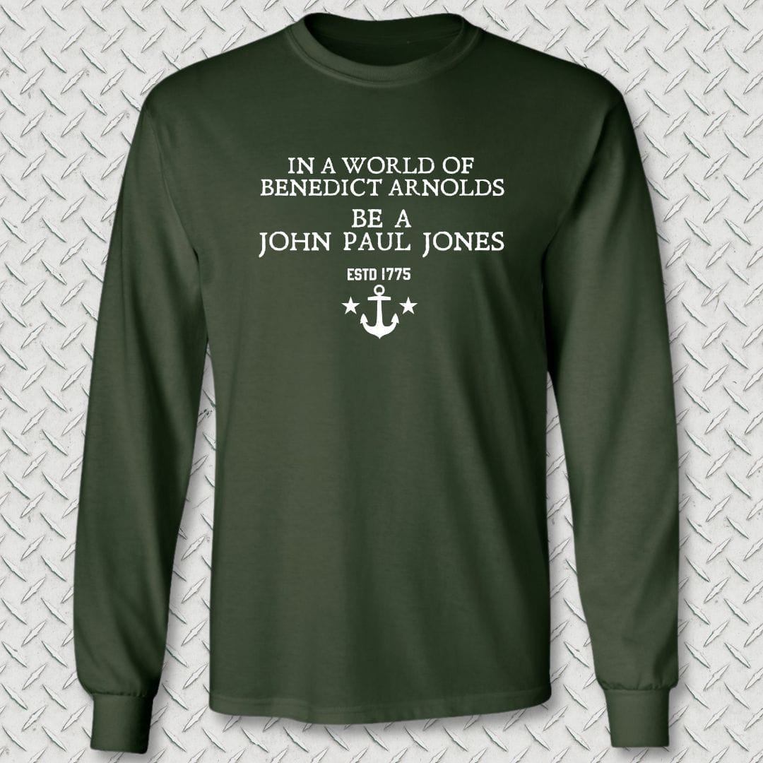 NavyHumor Long-sleeve Forest Green / M Be A John Paul Jones Long Sleeve Tee