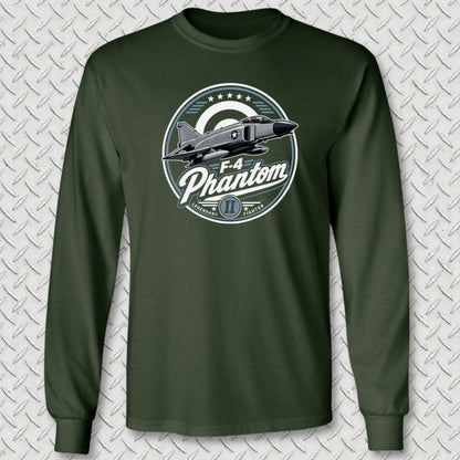 NavyHumor Long-sleeve Forest Green / M F-4 Phantom Legendary Fighter Long Sleeve Tee