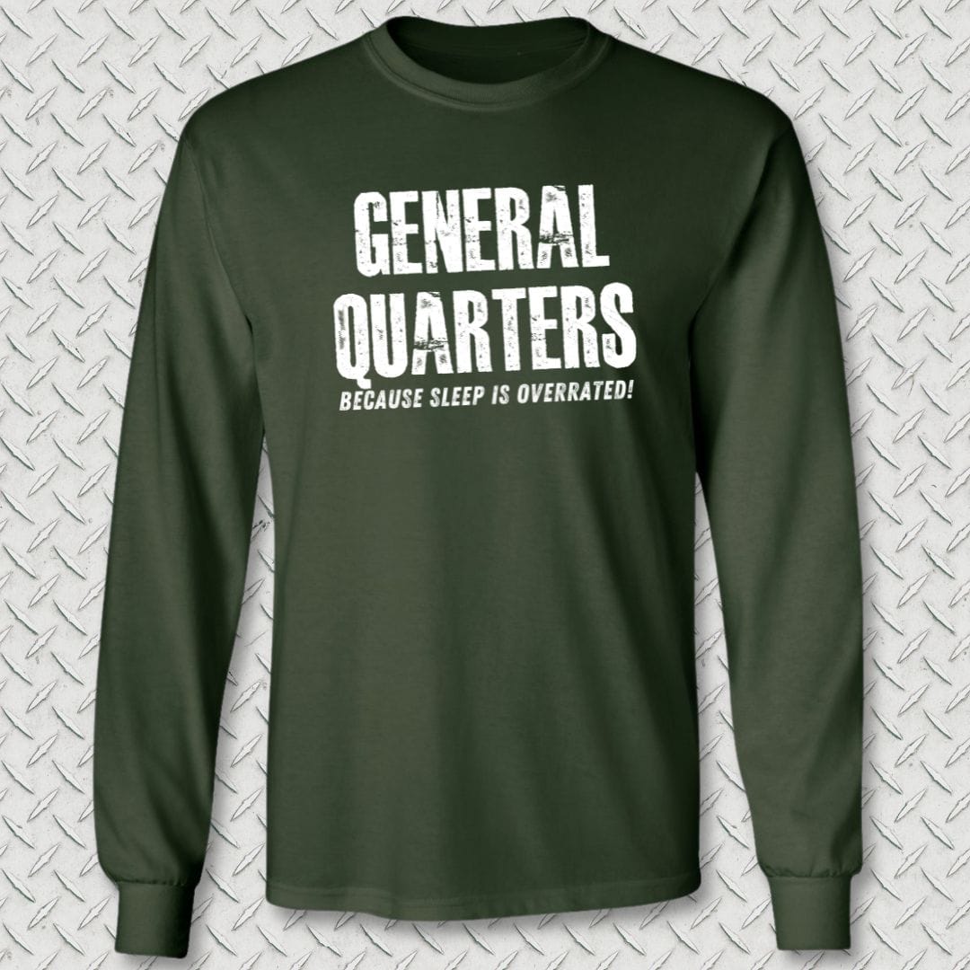 NavyHumor Long-sleeve Forest Green / M General Quarters Long Sleeve Tee