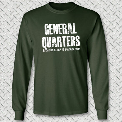 NavyHumor Long-sleeve Forest Green / M General Quarters Long Sleeve Tee