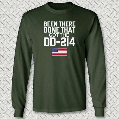NavyHumor Long-sleeve Forest Green / M Got The DD-214 Long Sleeve Tee