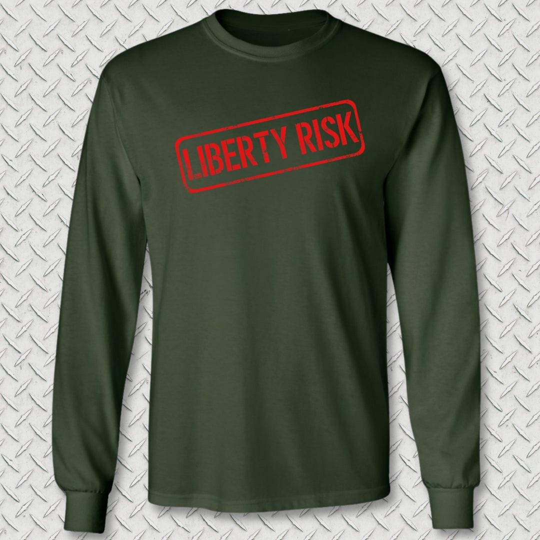 NavyHumor Long-sleeve Forest Green / M Liberty Risk Long Sleeve Tee