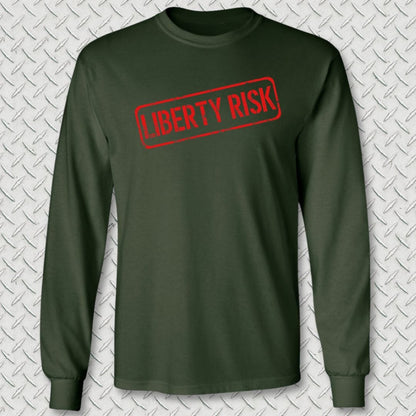 NavyHumor Long-sleeve Forest Green / M Liberty Risk Long Sleeve Tee