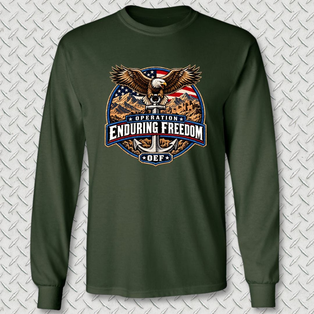 NavyHumor Long-sleeve Forest Green / S Operation Enduring Freedom Long Sleeve Tee