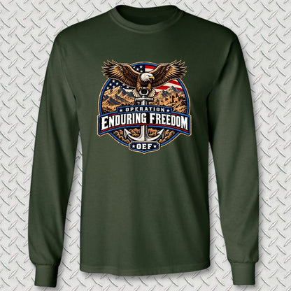 NavyHumor Long-sleeve Forest Green / S Operation Enduring Freedom Long Sleeve Tee