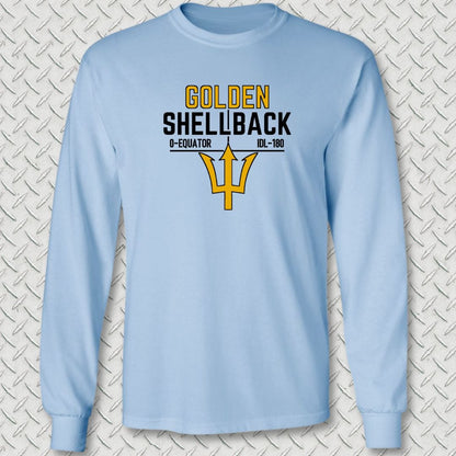 NavyHumor Long-sleeve Light Blue / S Golden Shellback Long Sleeve Tee