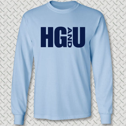 NavyHumor Long-sleeve Light Blue / S HazeGray and Underway Long Sleeve Tee