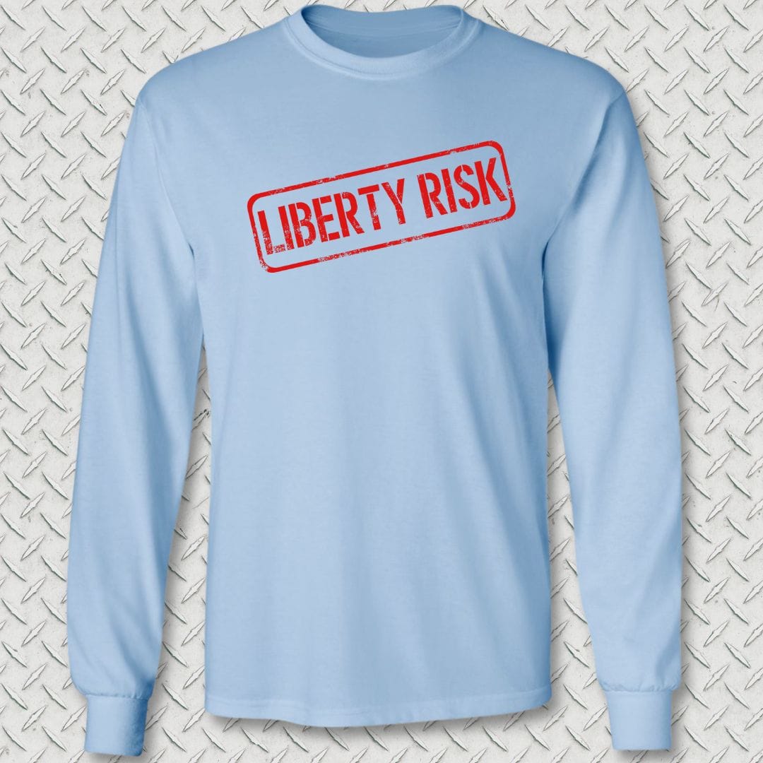 NavyHumor Long-sleeve Light Blue / S Liberty Risk Long Sleeve Tee