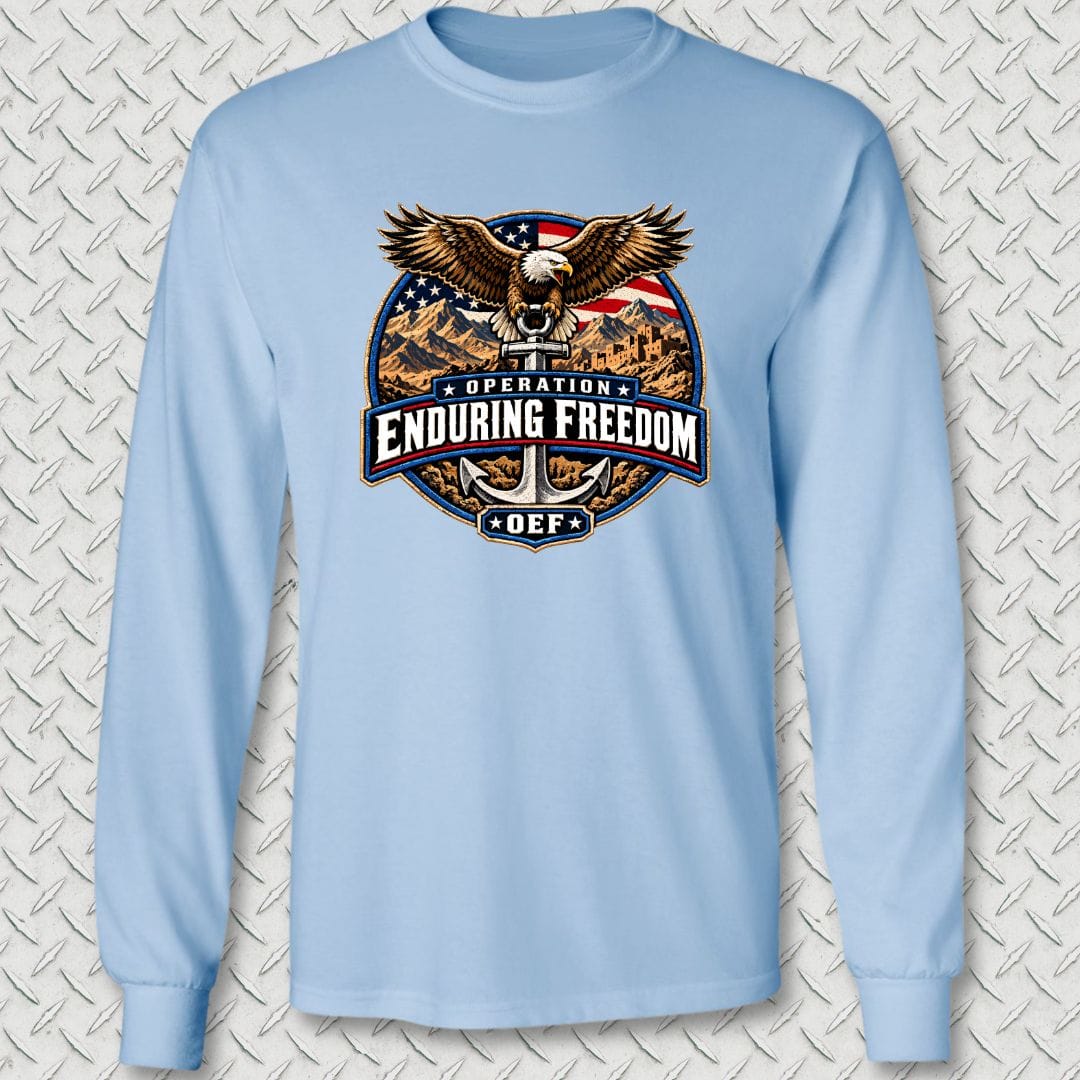 NavyHumor Long-sleeve Light Blue / S Operation Enduring Freedom Long Sleeve Tee
