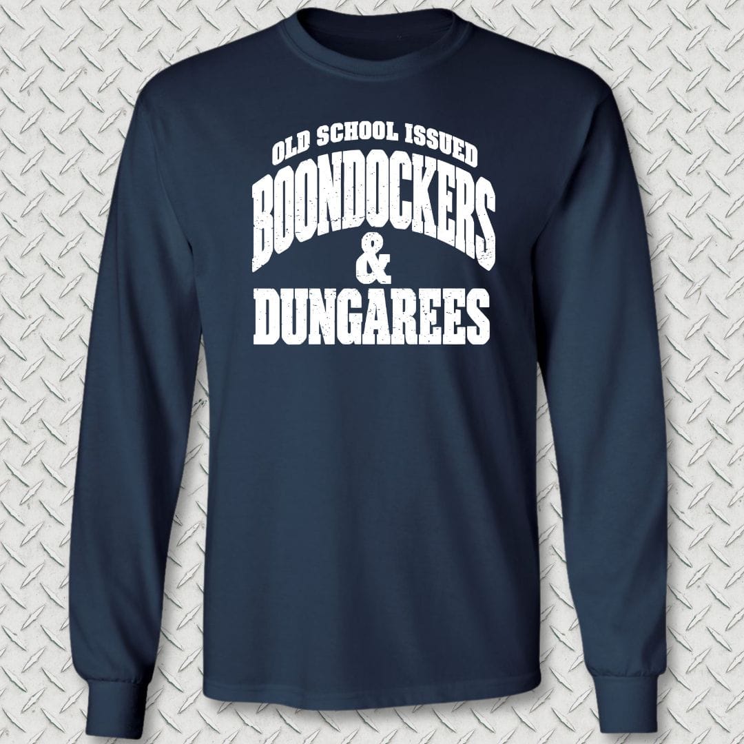 NavyHumor Long-sleeve Navy / S Boondockers & Dungarees Long Sleeve Tee
