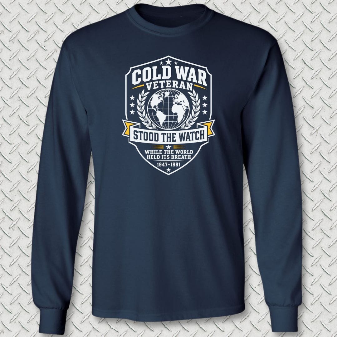 NavyHumor Long-sleeve Navy / S Cold War Veteran Long Sleeve Tee
