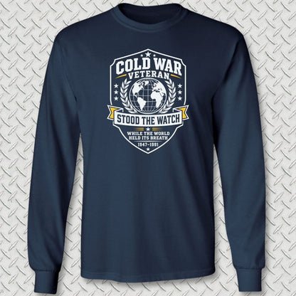 NavyHumor Long-sleeve Navy / S Cold War Veteran Long Sleeve Tee