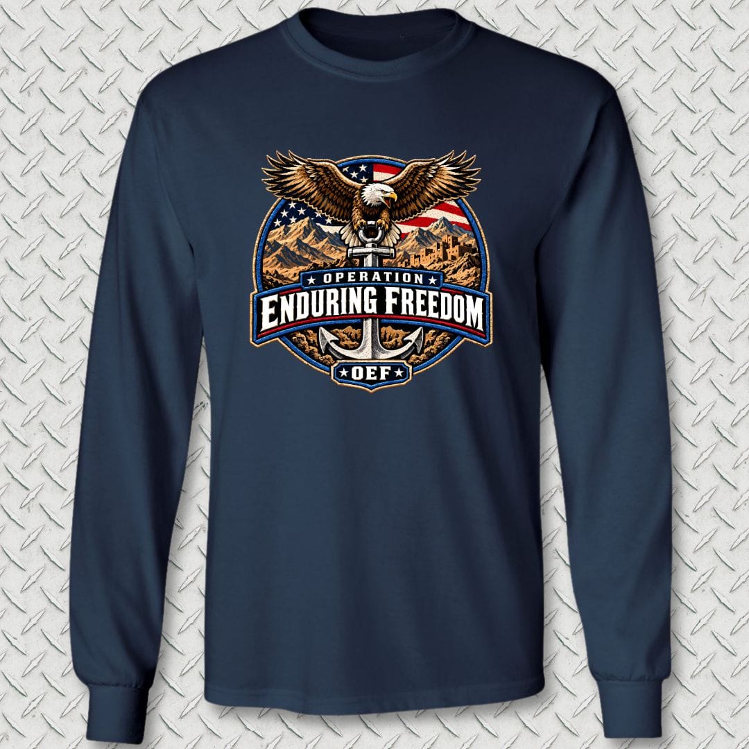 NavyHumor Long-sleeve Navy / S Operation Enduring Freedom Long Sleeve Tee