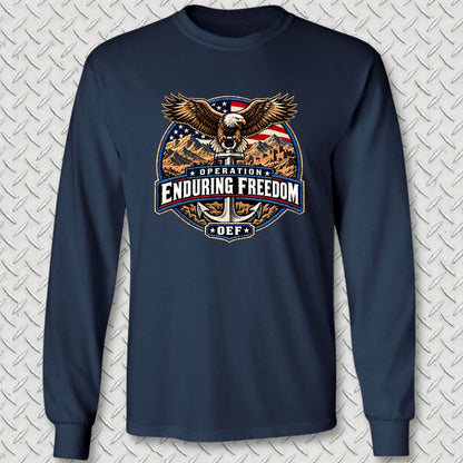 NavyHumor Long-sleeve Navy / S Operation Enduring Freedom Long Sleeve Tee