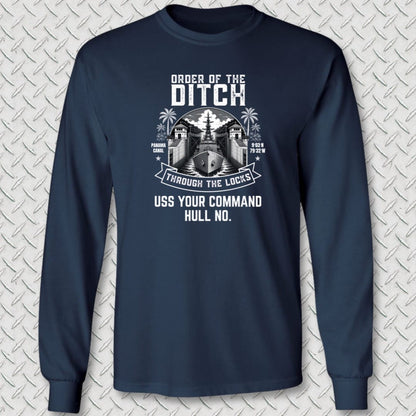 NavyHumor Long-sleeve Navy / S Order of the Ditch - Add Your Command Long Sleeve Tee