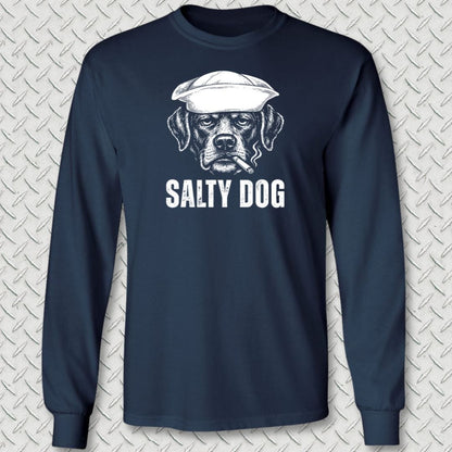 NavyHumor Long-sleeve Navy / S Salty Dog Long Sleeve Tee