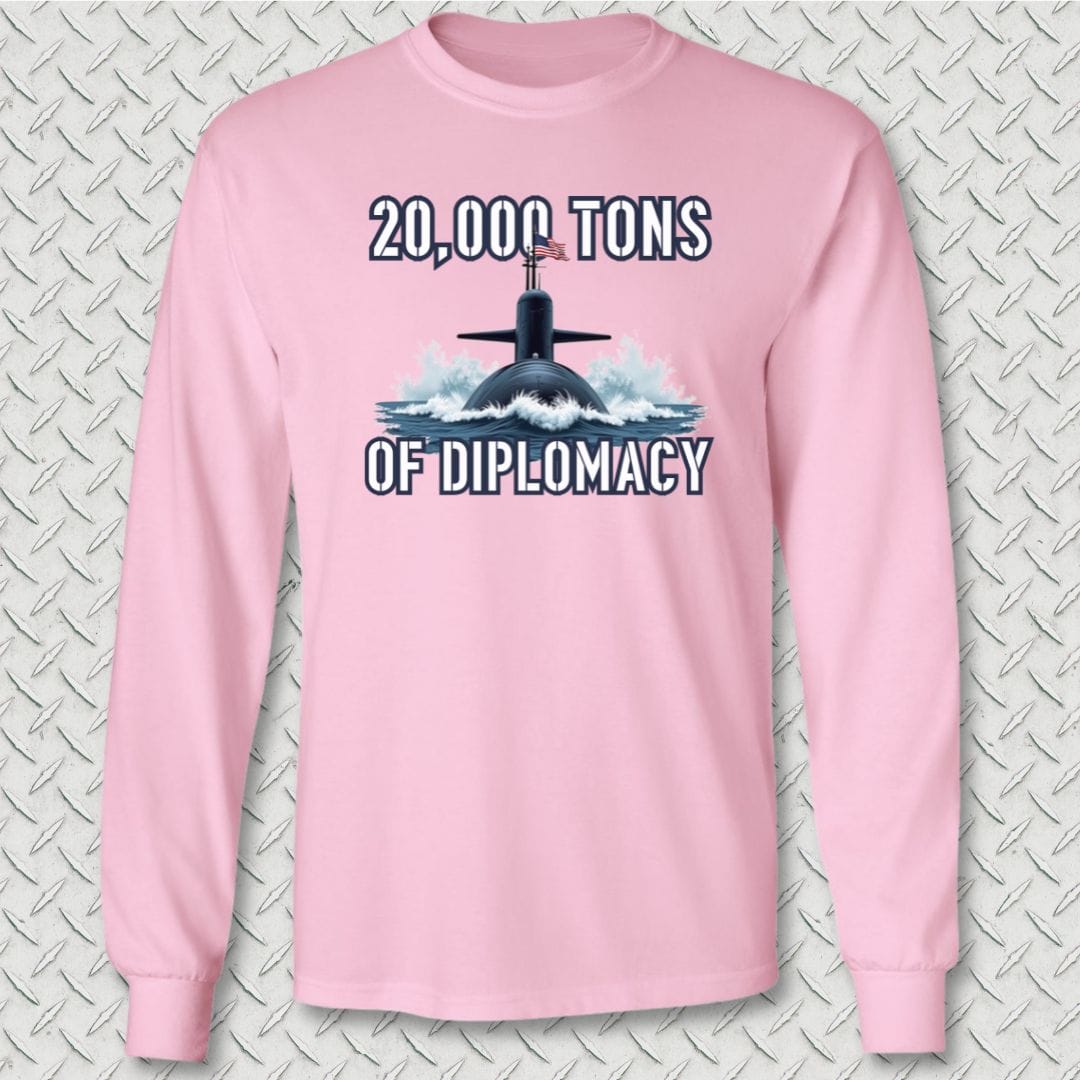 NavyHumor Long-sleeve Pink / S Ballistic Diplomacy Long Sleeve Tee