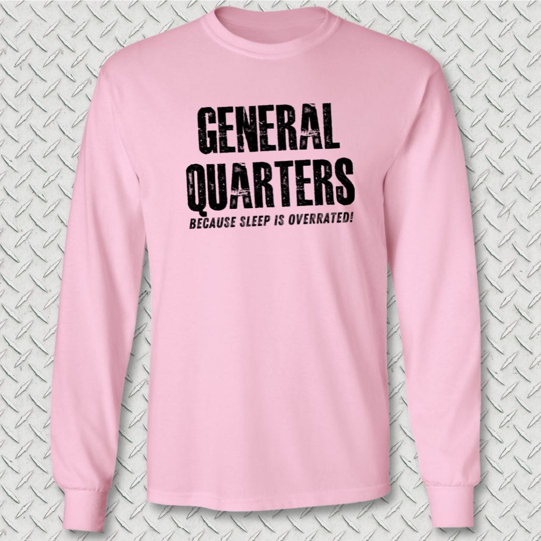 NavyHumor Long-sleeve Pink / S General Quarters Long Sleeve Tee