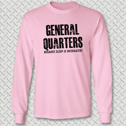 NavyHumor Long-sleeve Pink / S General Quarters Long Sleeve Tee