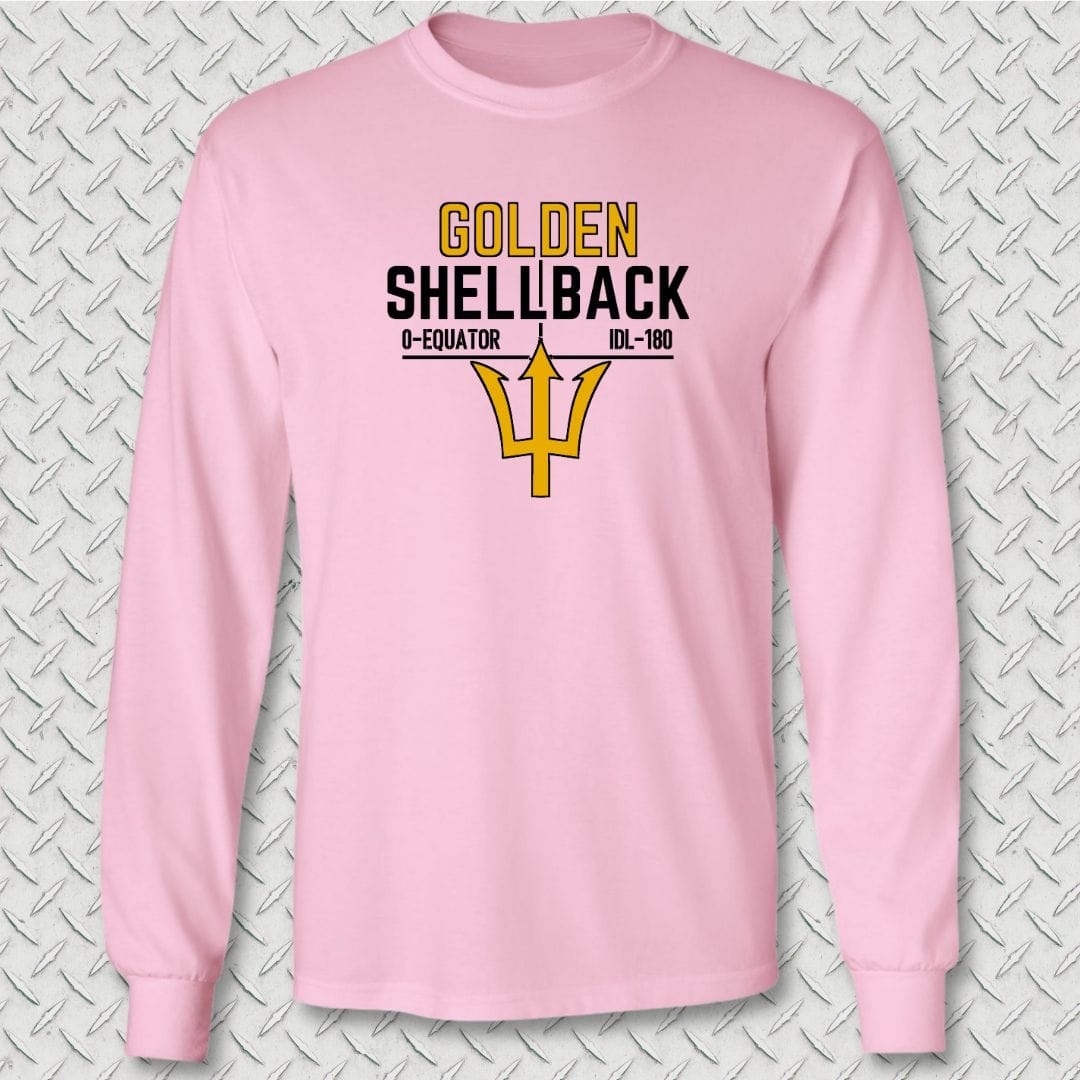 NavyHumor Long-sleeve Pink / S Golden Shellback Long Sleeve Tee