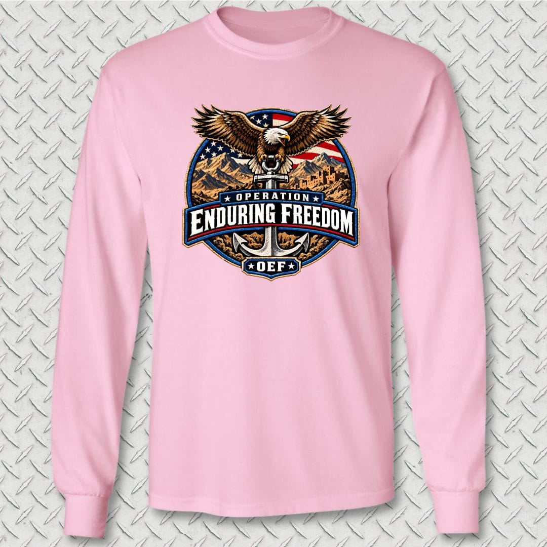 NavyHumor Long-sleeve Pink / S Operation Enduring Freedom Long Sleeve Tee