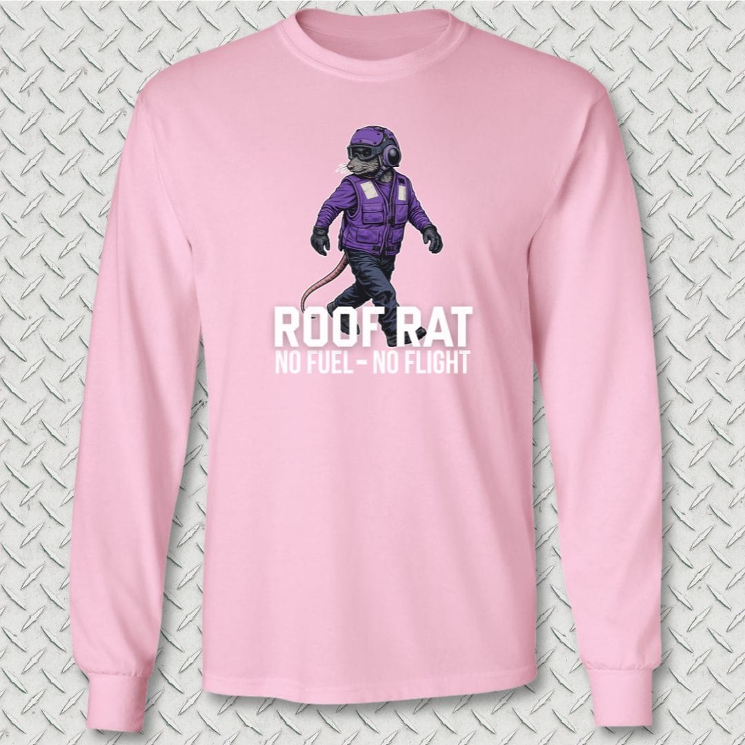 NavyHumor Long-sleeve Pink / S Purple Roof Rat Long Sleeve Tee