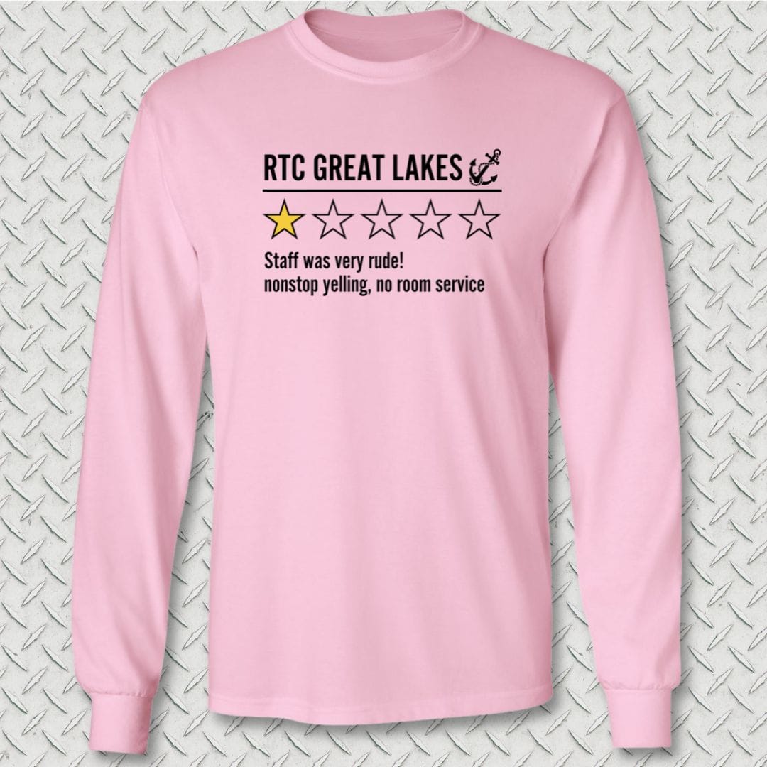 NavyHumor Long-sleeve Pink / S RTC Great Lakes Review Long Sleeve Tee
