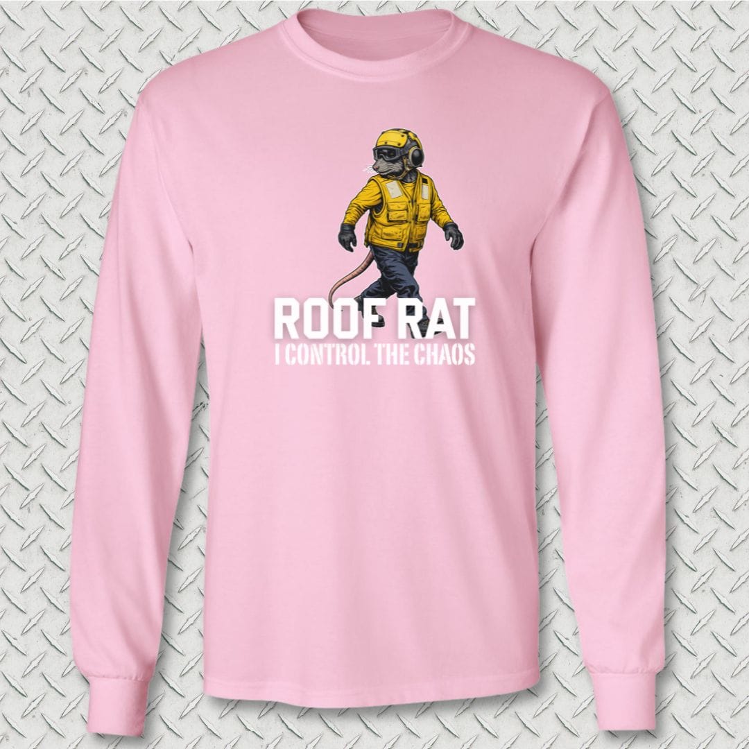 NavyHumor Long-sleeve Pink / S Yellow Roof Rat Long Sleeve Tee