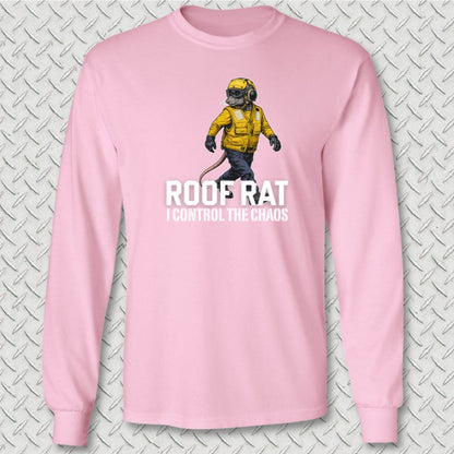 NavyHumor Long-sleeve Pink / S Yellow Roof Rat Long Sleeve Tee