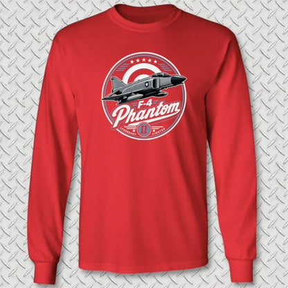NavyHumor Long-sleeve Red / S F-4 Phantom Legendary Fighter Long Sleeve Tee