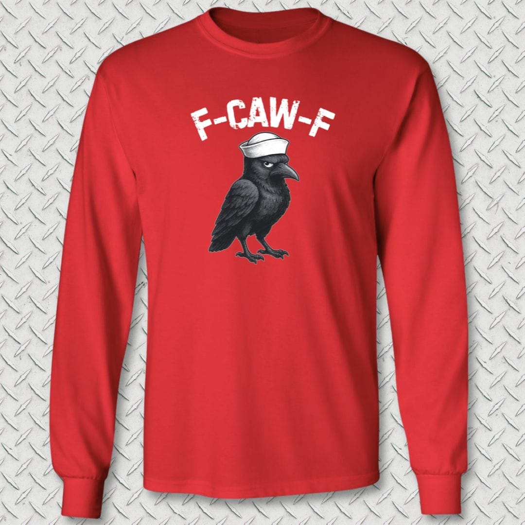 NavyHumor Long-sleeve Red / S F-CAW-F Long Sleeve Tee