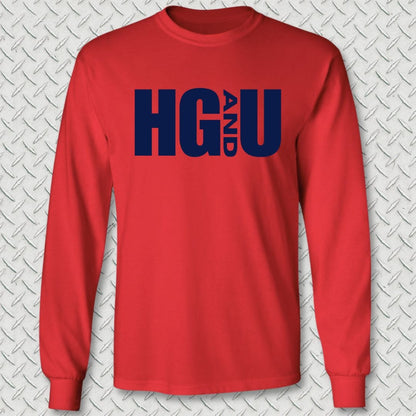 NavyHumor Long-sleeve Red / S HazeGray and Underway Long Sleeve Tee