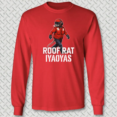 Red Roof Rat Long Sleeve Tee