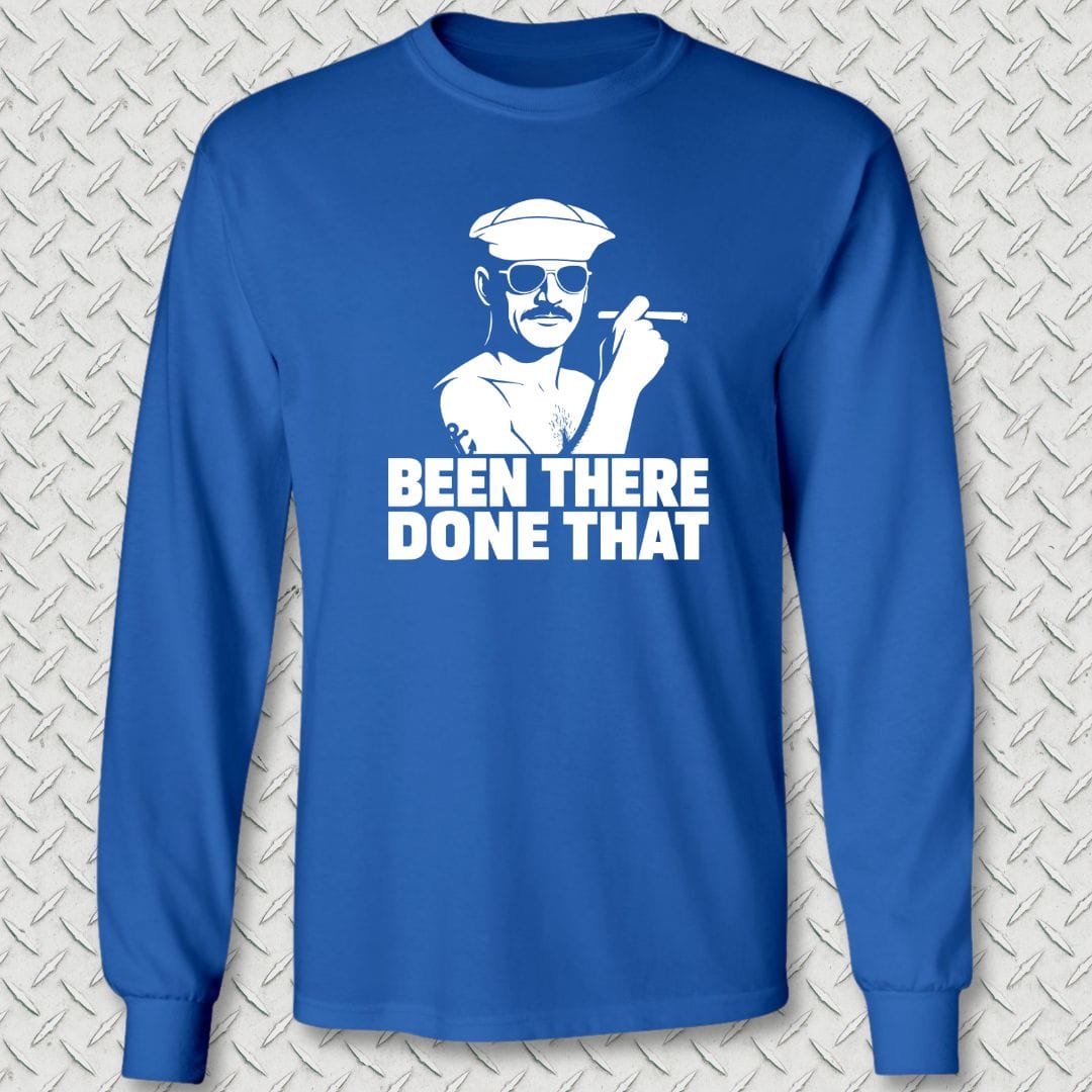 NavyHumor Long-sleeve Royal Blue / S Been There, Done That Long Sleeve Tee