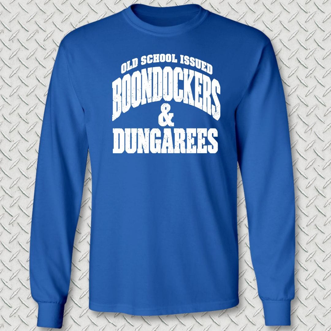 NavyHumor Long-sleeve Royal Blue / S Boondockers & Dungarees Long Sleeve Tee