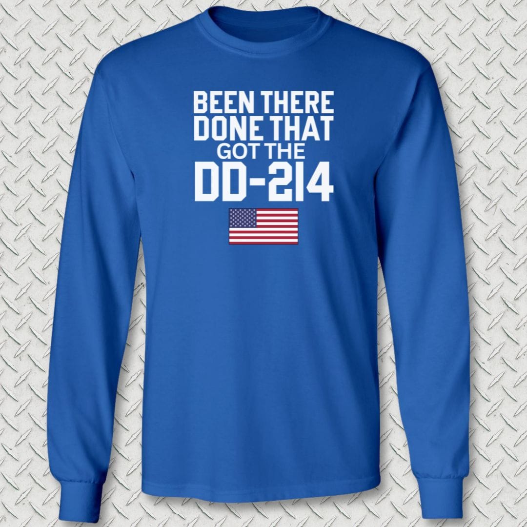 NavyHumor Long-sleeve Royal Blue / S Got The DD-214 Long Sleeve Tee