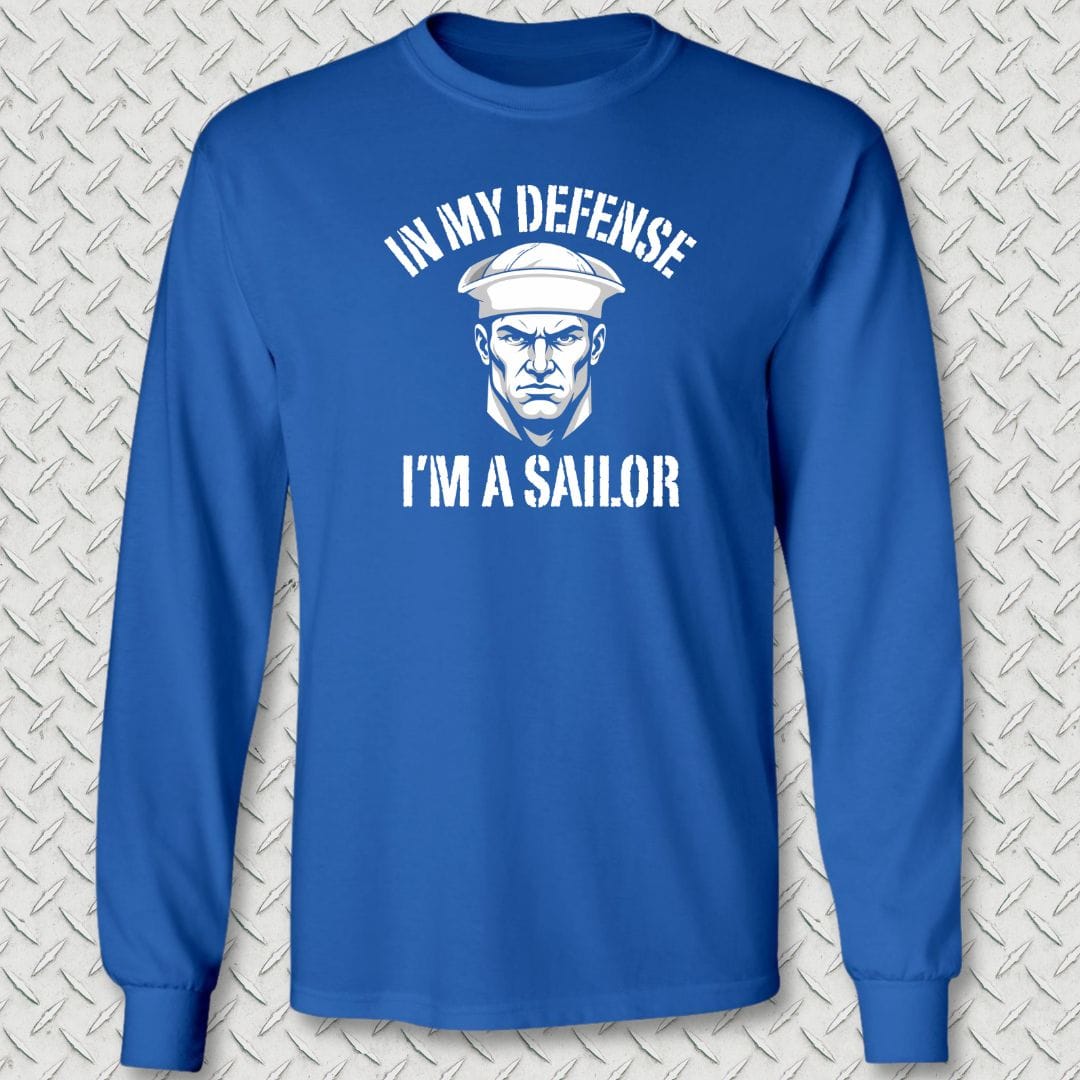 NavyHumor Long-sleeve Royal Blue / S I'm A Sailor Long Sleeve Tee