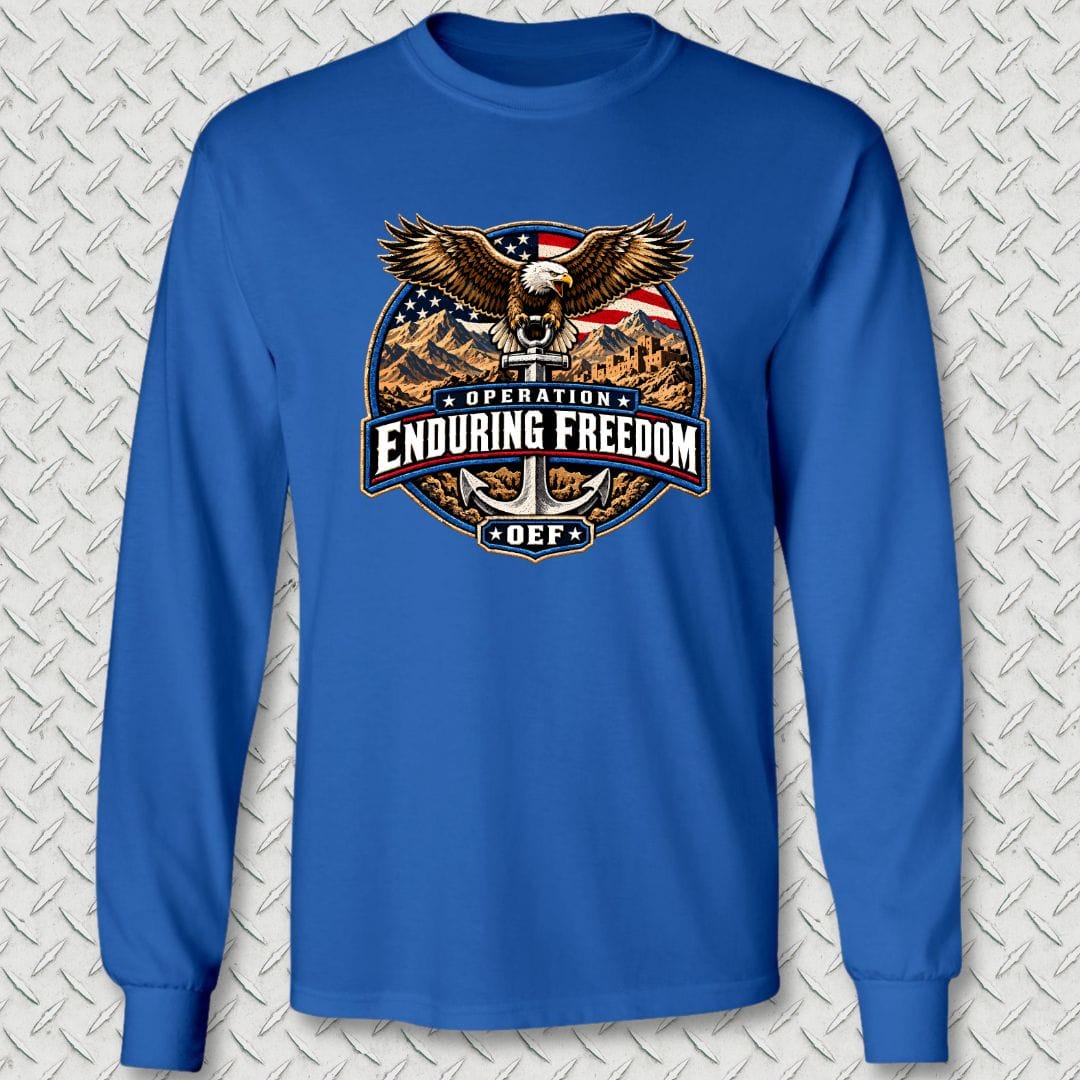 NavyHumor Long-sleeve Royal Blue / S Operation Enduring Freedom Long Sleeve Tee
