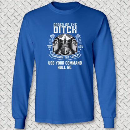 NavyHumor Long-sleeve Royal Blue / S Order of the Ditch - Add Your Command Long Sleeve Tee