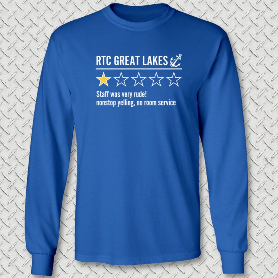 NavyHumor Long-sleeve Royal Blue / S RTC Great Lakes Review Long Sleeve Tee