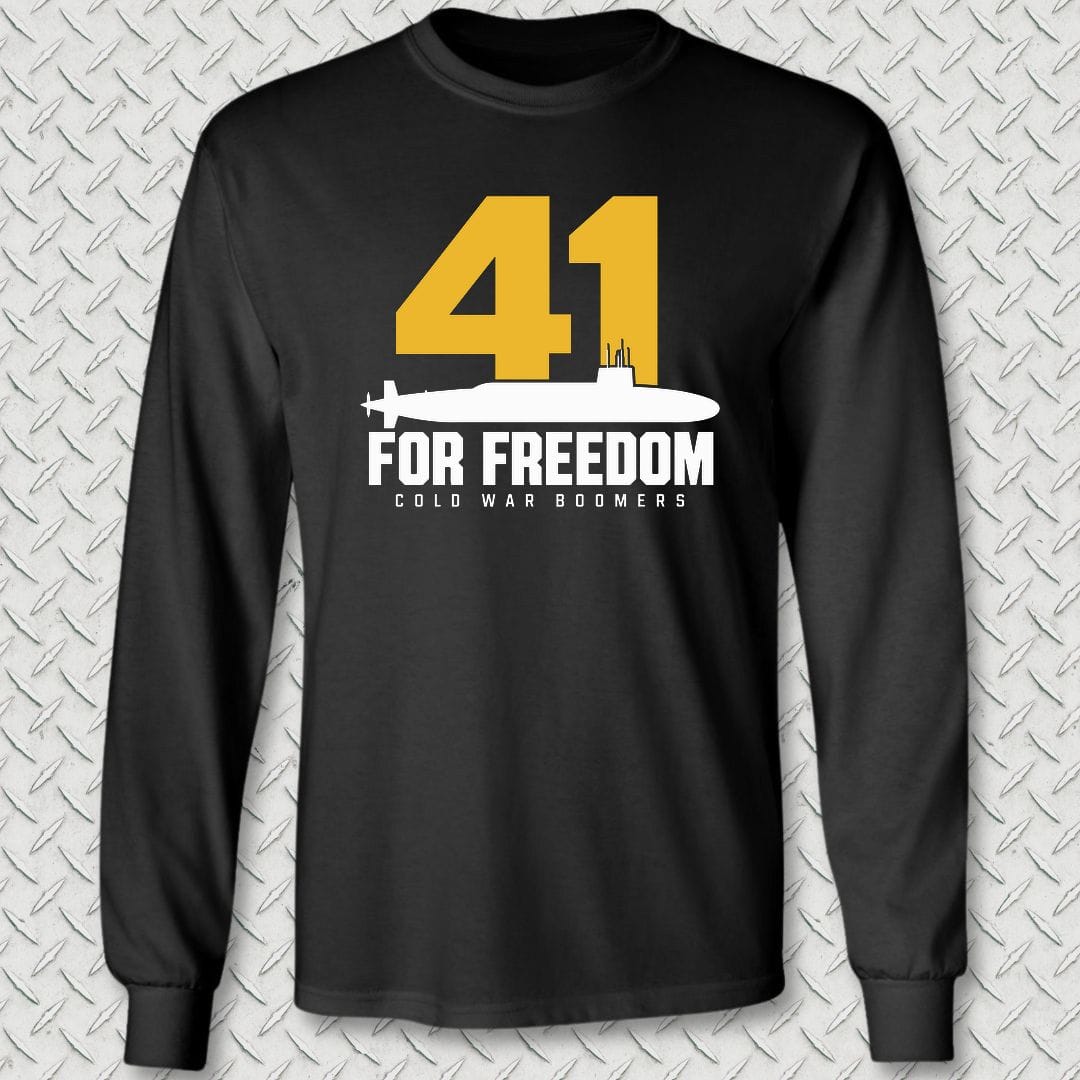 NavyHumor Long-sleeve S / Black 41 For Freedom Long Sleeve Tee