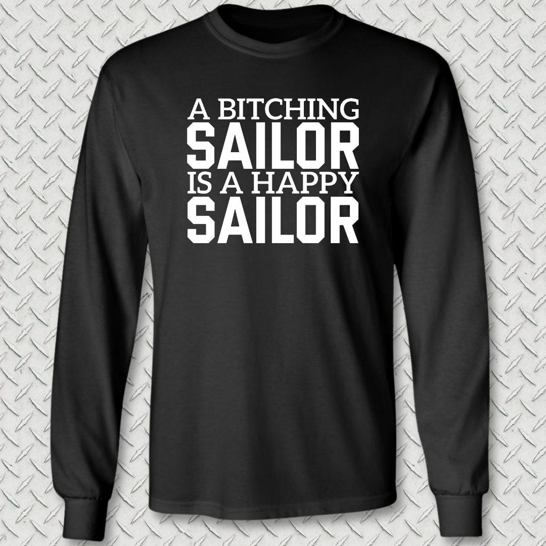 NavyHumor Long-sleeve S / Black A Bitching Sailor Long Sleeve Tee