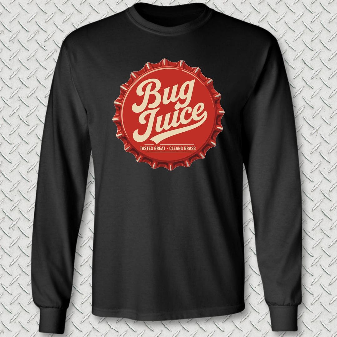 NavyHumor Long-sleeve S / Black Bug Juice Bottle Cap Long Sleeve Tee