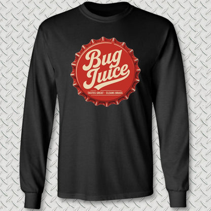 NavyHumor Long-sleeve S / Black Bug Juice Bottle Cap Long Sleeve Tee