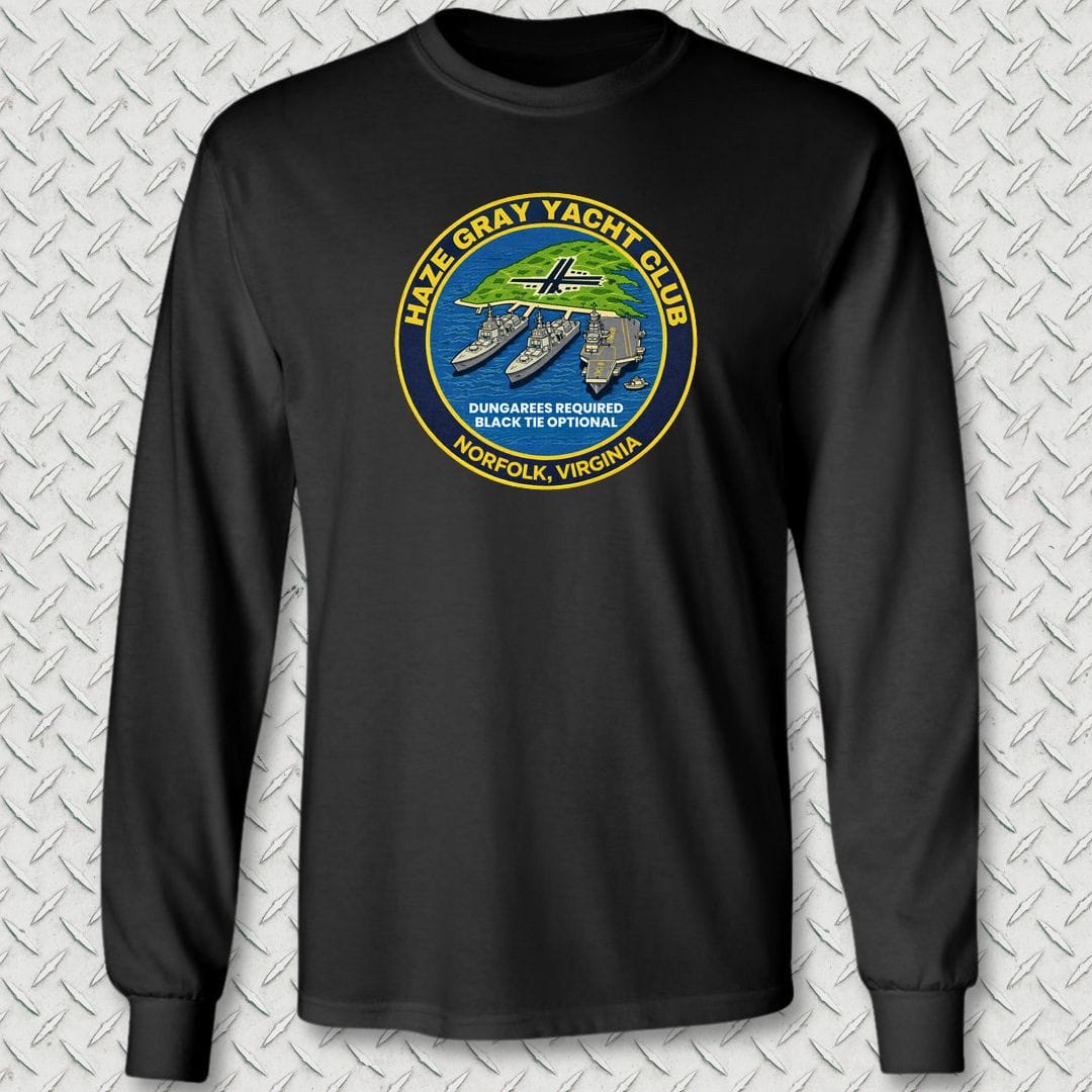 NavyHumor Long-sleeve S / Black Haze Gray Yacht Club - Norfolk Long Sleeve Tee