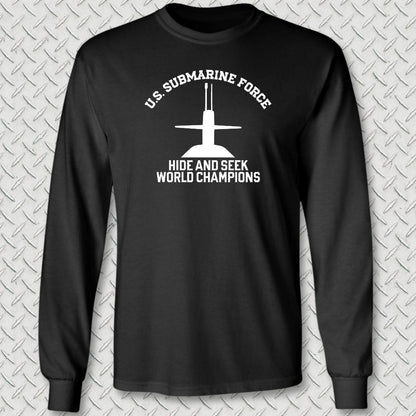 NavyHumor Long-sleeve S / Black Hide & Seek Champions Long Sleeve Tee