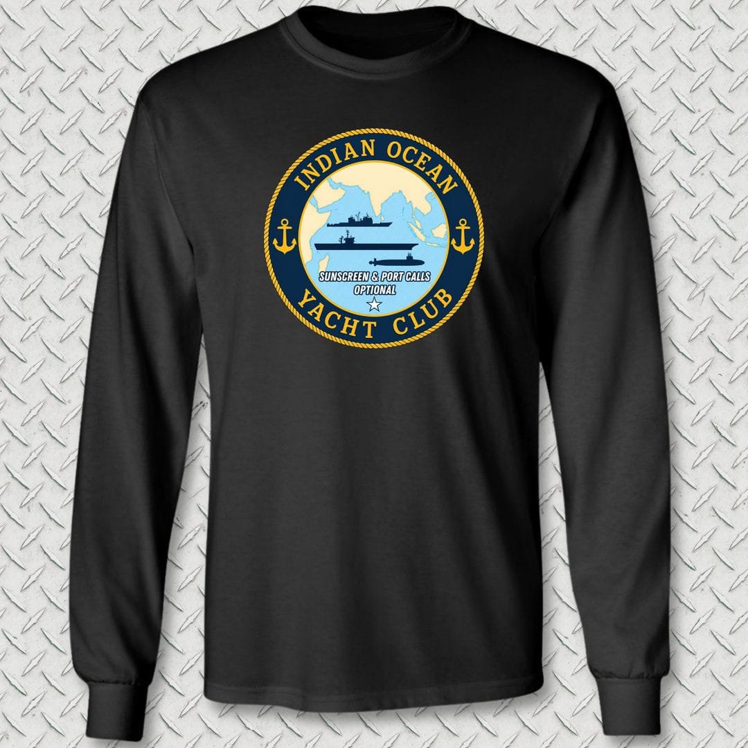 NavyHumor Long-sleeve S / Black Indian Ocean Yacht Club Long Sleeve Tee