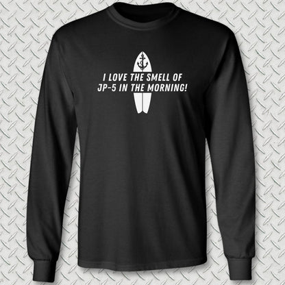 NavyHumor Long-sleeve S / Black JP-5 In The Morning Long Sleeve Tee